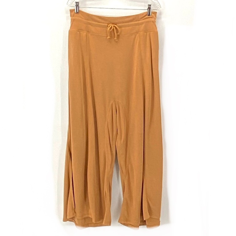 NWT FREE PEOPLE CASUAL WIDE LEG JERSEY KNIT PANTS